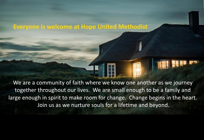 Everyone is welcome at Hope