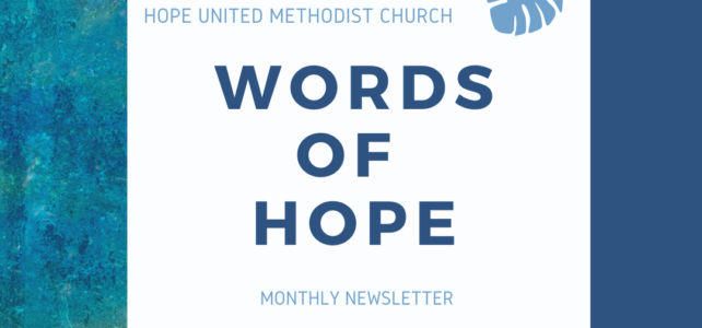Words of Hope: October 2020 Newsletter
