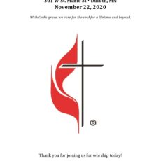Worship Kit for November 22, 2020